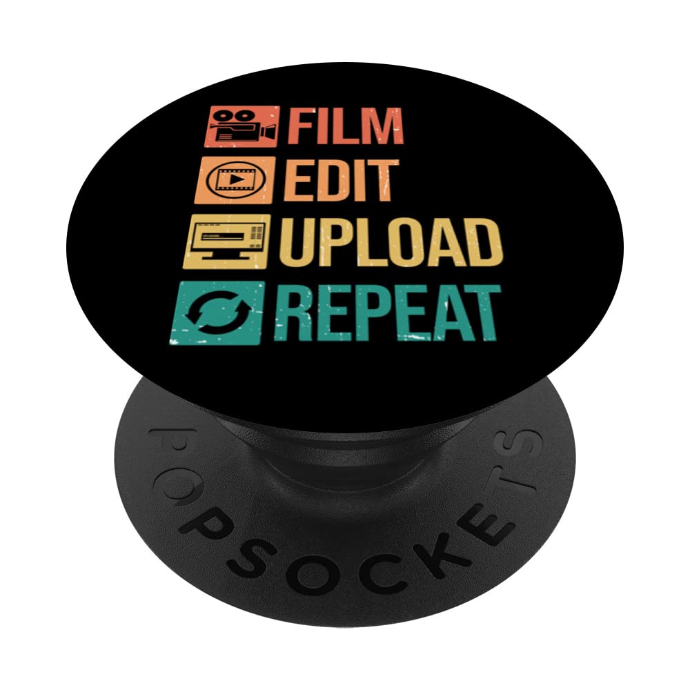 Video Editing Production Filmmaking Repetition PopSockets Swappable PopGrip