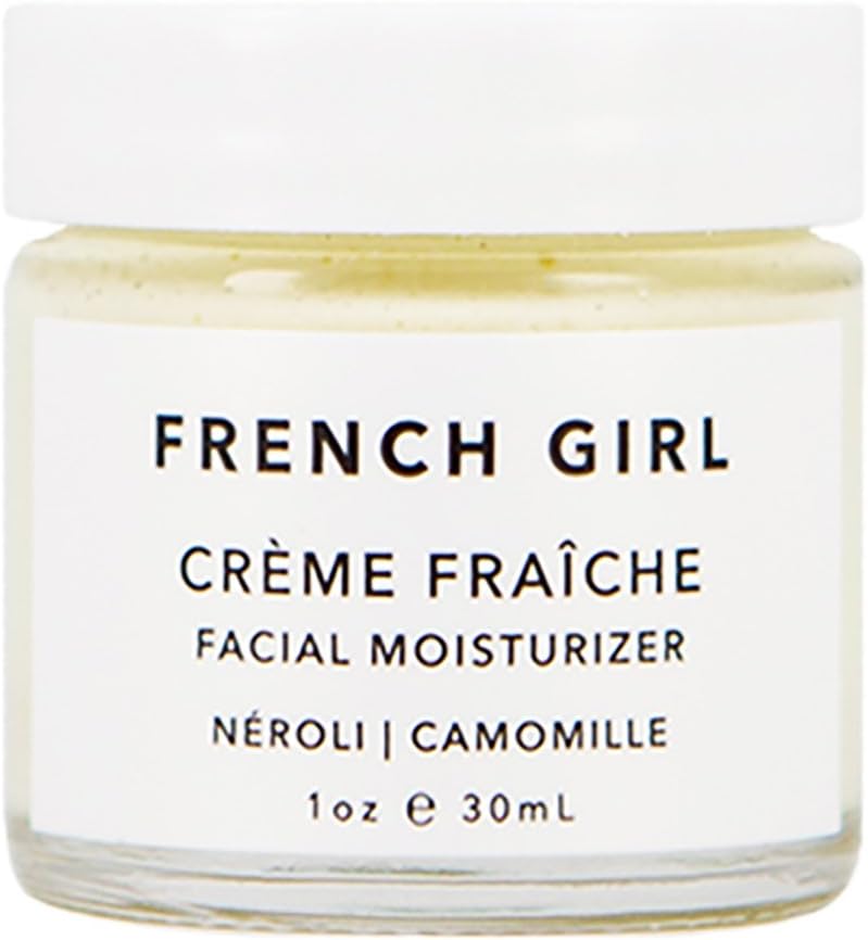 French Girl Organics - Organic/Vegan Neroli Creme Fraiche Facial Moisturizer (1 oz)