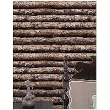 Log Cabin Wallpaper Prepasted Double Roll 27 X 324 Light To
