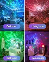 PIKOY Galaxy Projector 360° Lights 7 in 1 White Noise Bluetooth Speaker view 7