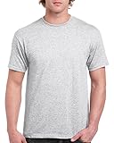 Gildan Heavy Cotton 5.3 oz. T-Shirt, Large, ASH GREY