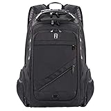 Laptop Backpack, Business Anti-Theft Travel Backpack with USB Charging Headphone Port, Water Resistant Large Compartment College School Computer Bag for Men and Women for 15.6 Inch Laptop and Notebook