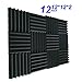 12 Pack- Charcoal Acoustic Panels Studio Foam Wedges 2