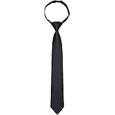 Enlision Boys Ties Solid Color Pre-Tied Kids Necktie for Age 8-12 Adjustable Woven Formal Kids Tie Wedding School Graduation