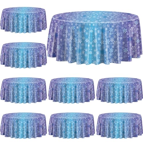 QUERICKY Winter Snowflake Tablecloths