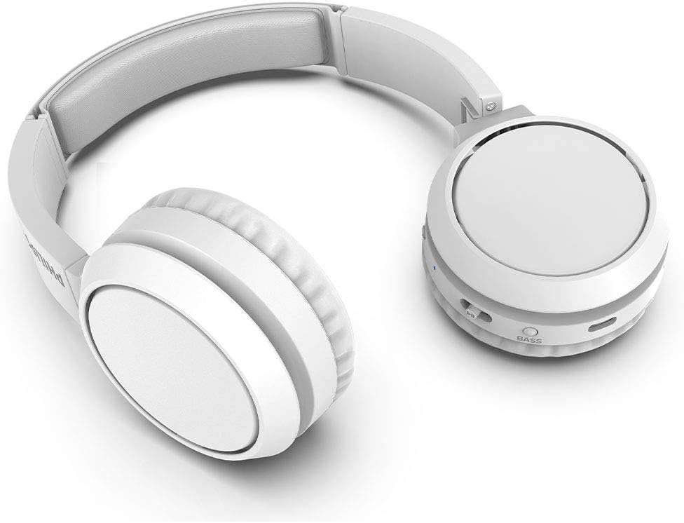 Philips On-Ear Headphones H4205WT/00 with Bass Boost Button (Bluetooth, 29 Hours' Playback Time, Quick Charging Feature - Image 5