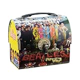 Vandor 64376 The Beatles Sgt. Peppers Dome Tin Tote, Multicolored