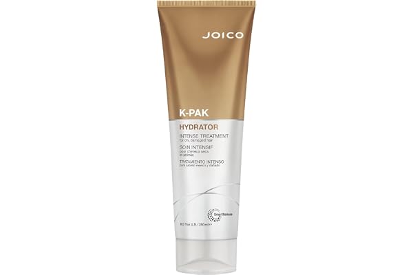 Joico K-PAK Intense Hydrator - Keratin Hair Treatment, Hair Mask for Dry Damaged Hair, Heat Protectant with Rose Hip Oil, Sul