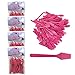 Beauticom Pana Brand (Pink Color) (4 Packs of 25pcs = 100 Pieces) Cosmetic Make Up Disposable Plastic 2.5