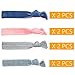 Elastic Hair Ties For Women-No Crease,48 Pieces Ouchless Hair Bands For Thick Hair No Damage Knotted Ribbon Ponytail Holders Girls Hair Accessories