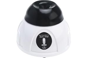 Toolly Mini Vortex Paint Mixer, 4000RMP Lab Vortex Shaker with Touch Function Mix Up to 50ML 20mm Orbital Dia for Nail Polish,Tattoo Ink, Eyelash Adhesives and Acrylic Paints Mixing, Test Tubes