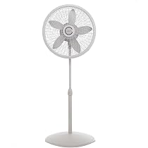 Amazon.com: LASKO S18902 18 Adjustable Cyclone Pedestal Fan with 3 Speeds  (Gray) (Renewed) : CDs u0026 Vinyl