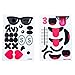 Funnlot Emoji Gift Bags for kids DIY Craft Emoji Paper Goodie Bags for Birthday Party Treat Bags Pack of 12