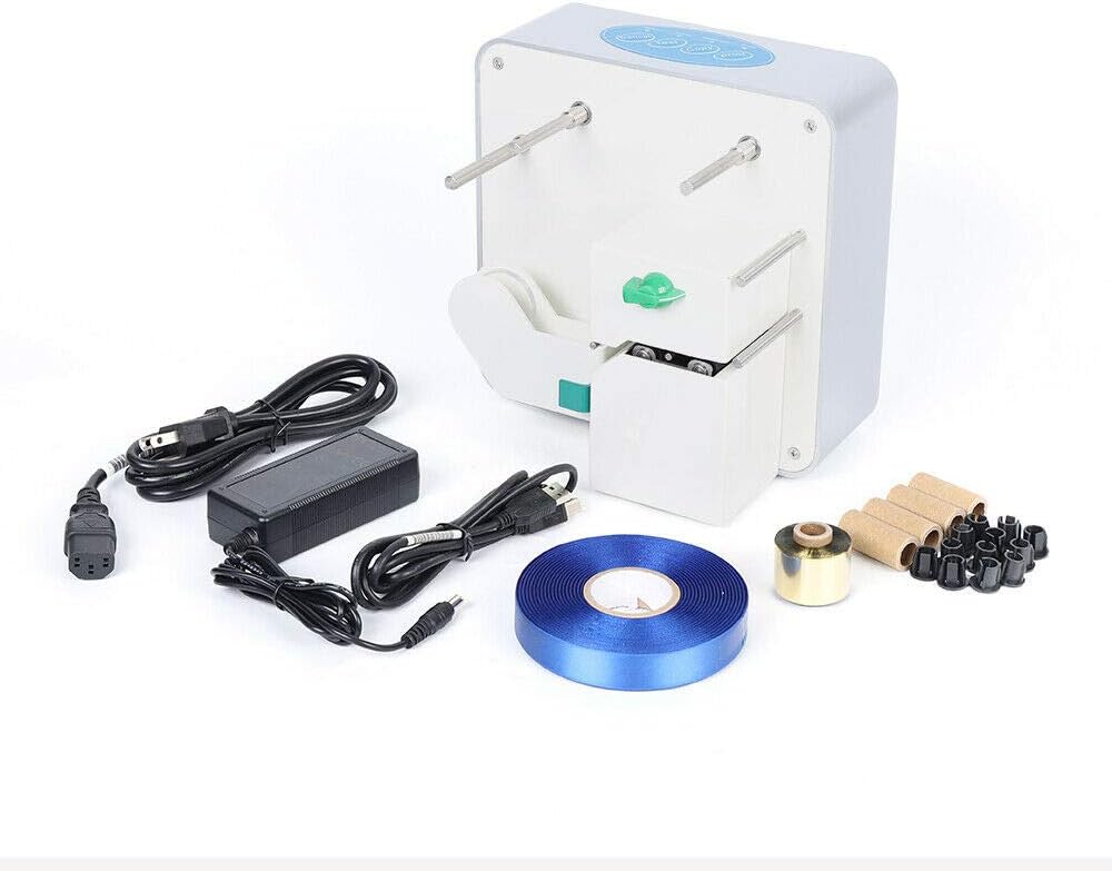 QIZHI 32mm Digital Ribbon Printer Printing Machine Hot Foil Stamping Machine AC110V/60Hz