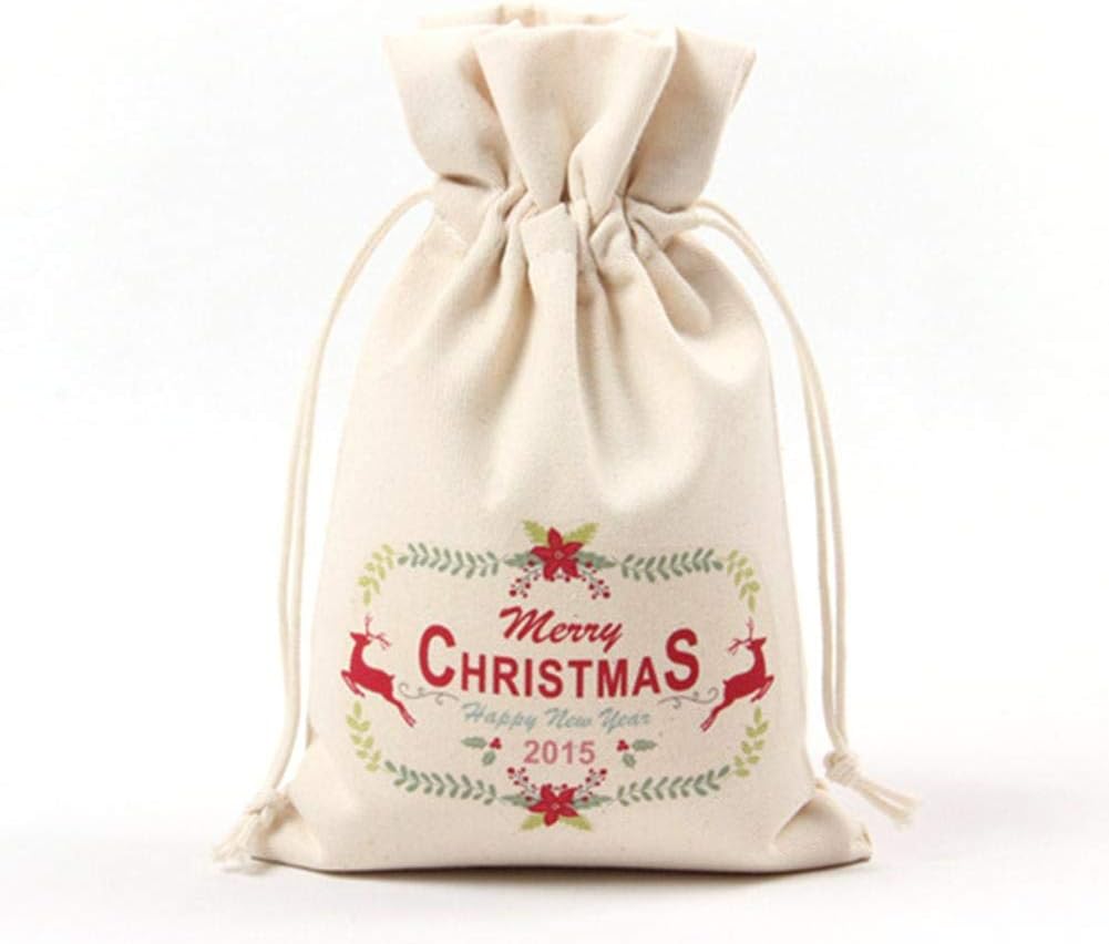 10 Pcs Jute Sacks Small Fabric Bag With Drawstring, Linen Jewelry Bags, For Advent Calendar Party Favors And DIY Crafts