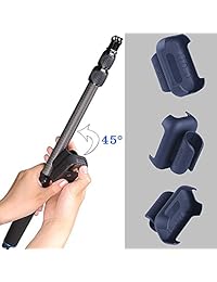Smatree SmaPole Selfie Stick Stick para selfies extensible para cámaras GoPro negro
