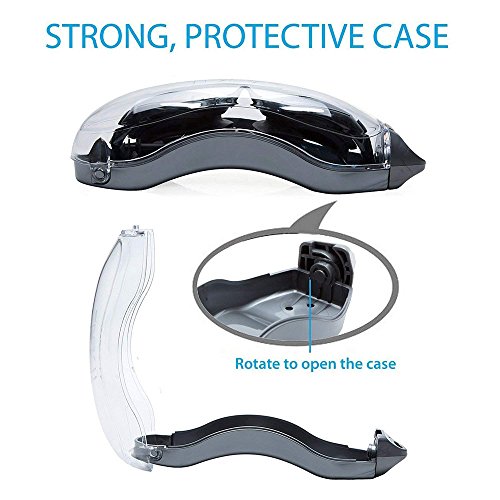 Linwnil Swim Goggles,Swimming Goggles with Mirror Lens for Men Women Adult Youth Kids Girls Anti Fog No Leaking with Earplugs,Nose Clips, and Case (Black/1Pack) - Thumbnail 7