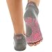 Ellaste Open Toe Yoga Socks – Non Slip Half Toe Sock with Anti Skid Grip for Yoga Pilates Barre: for Women Girl (Gray, Large)