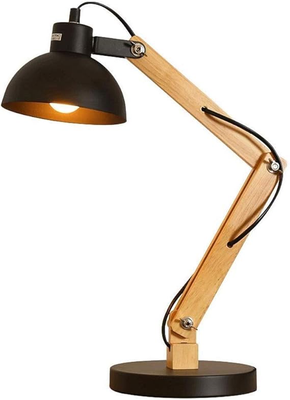 Simple Simplicidad Lámpara de Escritorio con Brazo Oscilante Lámpara de
