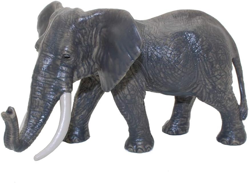 FeiWen Realistic Animals Figures, Wild Zoo African Animals Model Educational (Rhino Elephant) - Image 5