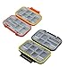 Dcolor 12 Compartments Storage Case Fly Fishing Lure Spoon Hook Bait Tackle Box Waterproof Black