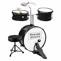 First Act Discovery Junior Drum Set - Black
