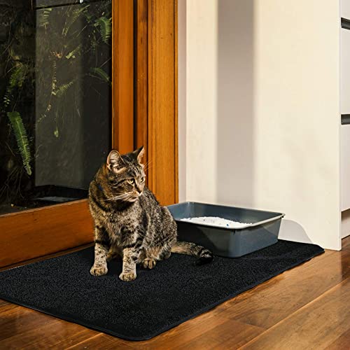 Smiling Paws Pets Extra Large Cat Litter Mat Pet Rug Catches