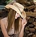 Boho Hip Cowboy Hat with Heart Concho, Natural Toyo Straw, Shapeable Brim