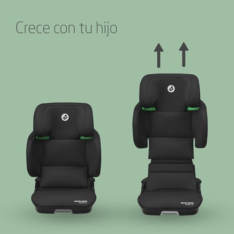 Tanza i-Size, Silla Coche ISOFIX, 100–150 cm, Full Black