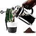 French Press Coffee Maker Pot Carafe and Presser Plus Bonus Metal Scoop/Bag Clip, Java Spoon and 4 Stainless Steel Filter Screens | Double Filtration Plunger | Value Bundle by Chef Amore | 1 Liter