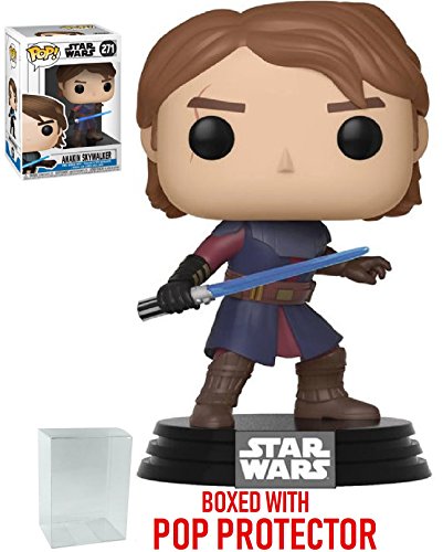 Funko Pop! Star Wars: Clone Wars - Anakin Skywalker Vinyl Figure (Bundled with Pop Box Protector Case)