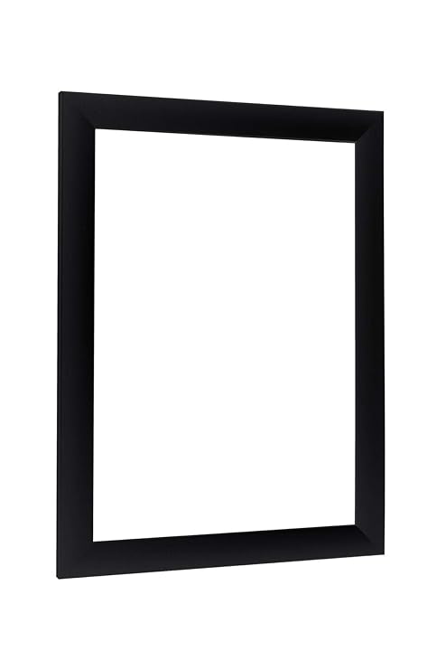 NiRa35-Top Bilderrahmen 37.5x98 cm in Schwarz matt mit Antireflex-Acrylglas