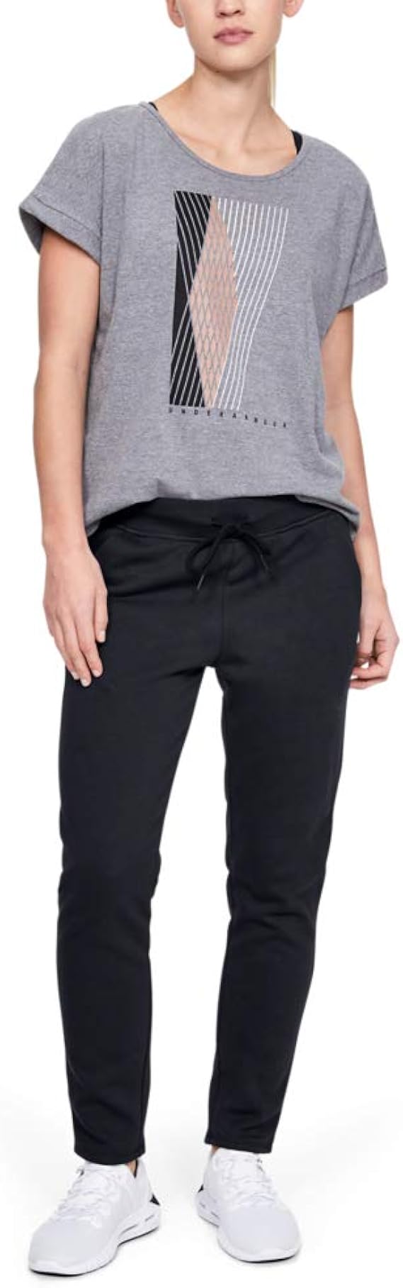 tuta under armour lucida nera