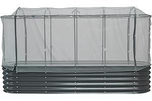Vego garden Cover System for 2.0' x 8.0' (9 in 1) Garden Bed (Garden beds not Included)