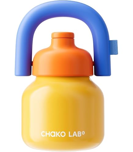 Amazon.com: CHAKO LAB Botella de agua plana portátil (24 onzas