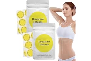 2Pack - 60Pcs Dopamine Patches, 30 Vegan Mood & Motivation Support Patches, Enhances Mental Health, Natural Mood and Focus Su