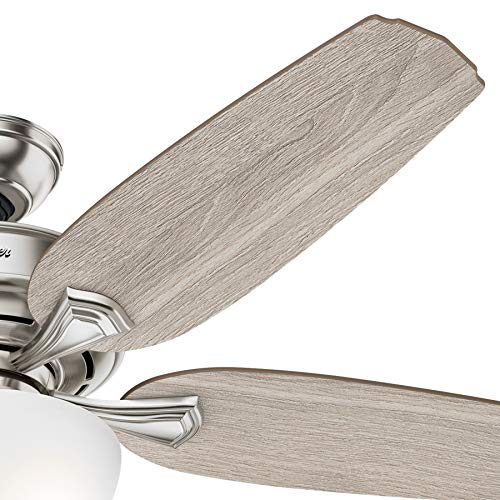 Hunter Fan 54 inch Casual Noble Bronze Indoor Ceiling Fan with Light