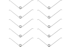 SING F LTD 10pcs V-Shape Spring Stainless Steel Small Torsion Spring for Pruners Tools Maintenance Garden Shears Trimming Sci