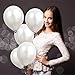 GuassLee 100 ct Pearl White Balloon 12
