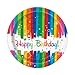 Rainbow Birthday Deluxe Party Pack Serves 16 Plates Cups Napkins & Tablecloth