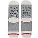 akiido If You Can Read This Please Bring Me a Beer Wine Coffee Pizza Socks Funny Saying Knitting Socks