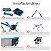 Portable Camping Chair, Lightweight Compact Folding Backpacking Chair, Heavy Duty 250lbs Capacity with Carry Bag, Breathable and Comfortable for Outdoor, BBQ, Hiking, Picnic, Fishing, Festival