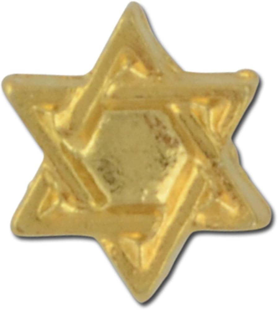Star of David Lapel Pin Clothing