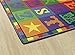 Flagship Carpets Early Blocks Colorful ABC Alphabet Children's Rug for Classroom or At Home Educational Learning Area, Playroom, Kid's Bedroom Mat, 3' x 5', Multi-color