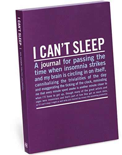 Knock Knock Mini Inner-Truth Journal, I Can't Sleep, 4 x 5.75 Inches (50077) (Mini IT)