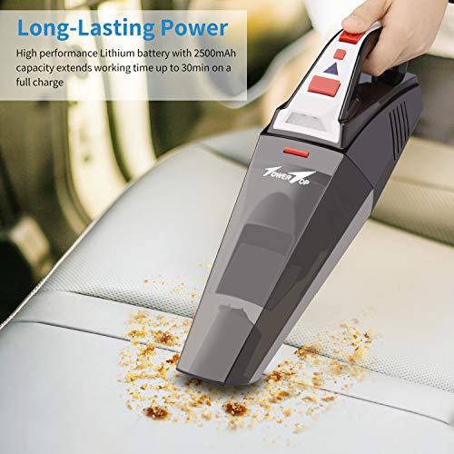 Handheld Vacuum, Hand Vacuum Cordless Portable Vacuum Cleaner with Li