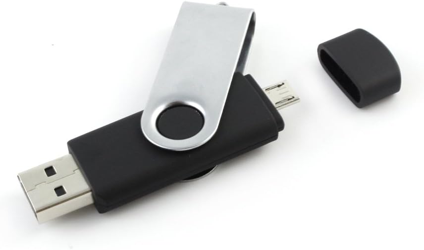 Fastdisk Smart Phone 128GB USB Flash Pen Drive OTG Micro USB U Disk Memory Black