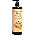 PHARM TO TABLE Brightening Vitamin C Body Wash for Women and Men - Brightens and Nourishes the Skin, Sulfate Free, 100% Cruelty Free, 480ml