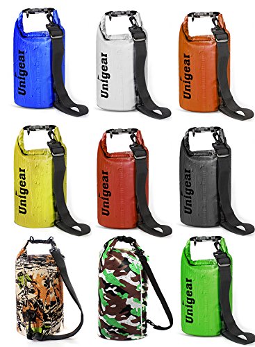 Unigear-2L5L10L20L30L40L-600D-Dry-Bag-Sack-Waterproof-Floating-Dry-Gear-Bags-for-Boating-Kayaking-Fishing-Rafting-Swimming-and-Camping-with-Waterproof-Phone-Case