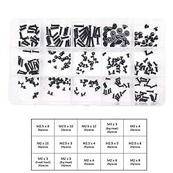 QTEATAK 300Pcs Black Laptop Notebook Computer